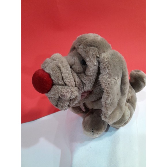 Vintage Wrinkles Dog Plush Toy, 1980s ,Korea 9” - Picture 4 of 8